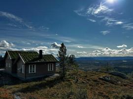 Mountain Cabin With Panoramic Views In Valdres，位于Etnedal的酒店