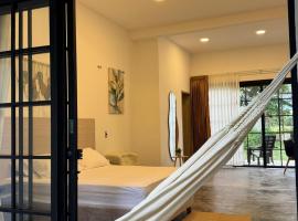 Caba&ntilde;as Campestres, jacuzzi, 10 min de Villavicencio，位于比亚维森西奥的木屋