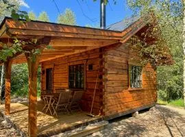 Authentic Log Cabin In Forest Near Ejstrupholm