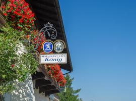Gasthaus Café König，位于格拉绍的酒店