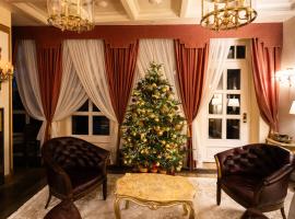 帝国酒店餐厅，位于维尔纽斯的带热水浴缸的酒店