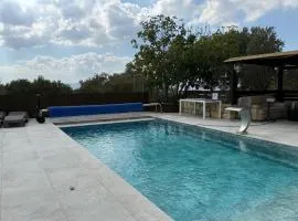 גרין פארק - קוטג' מהמם עם בריכה מחוממת וג'קוזי בעין קנייא