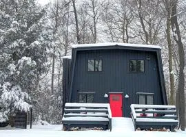 Modern chalet for 8 people with Fireplace, Hot Tub and nearby Skiing