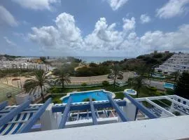 Precioso apartamento con vistas al mar y piscina en Mojácar