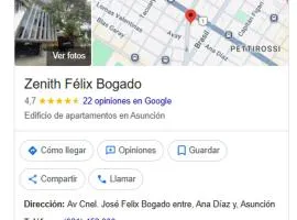 Equipped studio, balcony and garage - Asuncion