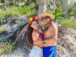 On Beach Seaside Sunset Haven 1 Nature & Chill，位于Chuburná的酒店