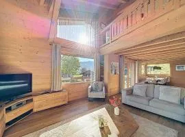 Duplex neuf avec terrasse face au Mont Blanc, 3 chambres et mezzanine, à 3 km du centre de Combloux - FR-1-560-65