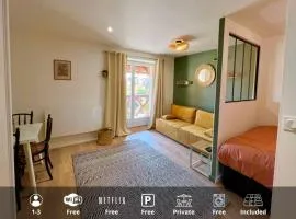 La Poulie - Apartment with Balcony and Free Privative Parking - Close to Colmar