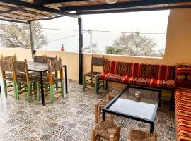 Superbo Stay Sea & Mountain View Apartment & Studio with Shared Terrace - Near Taghazout - Moroccan Style Home
