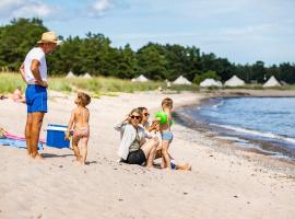 Havs&auml;ngen Ljugarn，位于Ljugarn的豪华帐篷营地