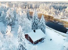 Lapin Villa Hiisi joen rannalla，位于拉努阿的酒店