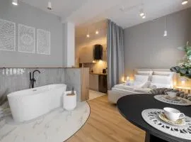 VIP Apartamenty BAST 143 TOP LOCATION - LUX z WANNĄ OFF Piotrkowska Stajnia Jednorożca HopaLupa ATLAS ARENA