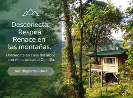 Casa Del &Aacute;rbol Mirolindo Pijao Quind&iacute;o，位于Pijao的豪华帐篷