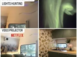 Santa Village northern lights box