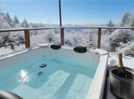 Chalet isolé avec jacuzzi et vue panoramique