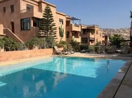 Appartement avec rooftop privé 3km des plages Taghazout surf
