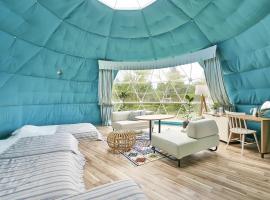 Glampseason，位于仙台的带泳池的酒店
