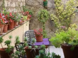 Terrasse fleurie