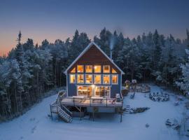 Spa and Mountain - Chalet du Verseau，位于Mandeville的酒店