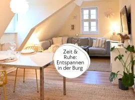 TÜRMERSTUBE - Apartment in der Hinterburg Schlitz - mit Aufzug, Parkplatz, E-Ladestation & Garten - Hunde willkommen