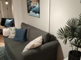 In the middle of the city, garden and parking!