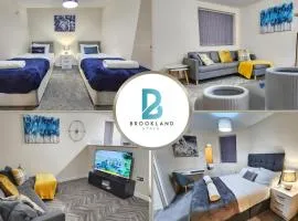 Two Bedroom Apartment by Brookland Stays Serviced Accommodation Short Lets Coventry with Free WiFi