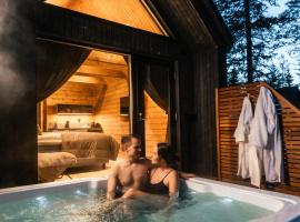 Silencius Cabin With Private Jacuzzi，位于罗瓦涅米的酒店