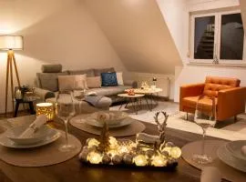 Ferienwohnung Möhnesee - zentral, stilvoll und ruhig mit Balkon und Boxspringbetten