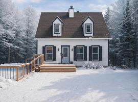 Le Chic Montagnard - Chalet with HOT TUB and pool，位于莫兰高地的酒店