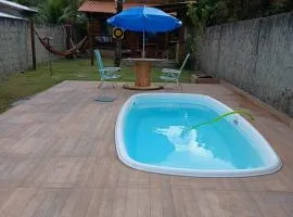 Chalé de Madeira, a 60m do mar em condomínio