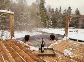 Cozy Cottage Retreat Private 2 Acres, Near Lake，位于Harcourt的酒店