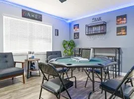 Family Friendly 3BR Escape with Game Room, Fire Pit & Outdoor Dining Sleeps 6