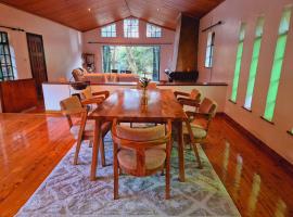 Teresita karen-giraffes area，位于内罗毕的木屋