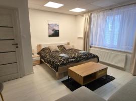 Apártmany v centre - vlastná izba so spoločnou kuchyňou a kúpeľnou môže byť zdieľaná 2 inými izbami，位于马汀的酒店