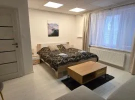 Apártmany v centre - vlastná izba so spoločnou kuchyňou a kúpeľnou môže byť zdieľaná 2 inými izbami