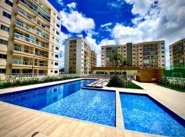 Apto 2Q Prox Orla de Atalaia e aeroporto, garagem, wifi, Ar，位于阿拉卡茹的自助式住宿