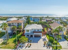 Beach luxury I Pool, hot tub I Outdoor kitchen，位于圣奥古斯丁的酒店