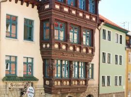 Altstadthotel Garni Schlundhaus & Rautenkranz，位于迈宁根的酒店