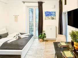 Luna Apartment Passau - Balkon - Küche - Self Checkin - Parkplatz