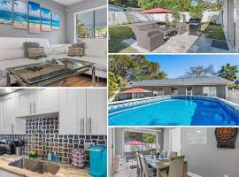 Gorgeous Heated Pool House Near Gulf Beaches!，位于皮内拉斯公园的酒店