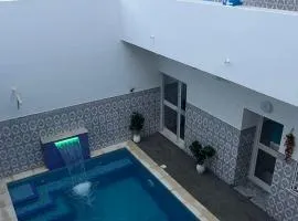 MAHDIA REJICHE maison avec piscinne privee à 350 m de la plage de Rejiche TUNISIE