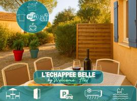 L’Échappée Belle, 4pers piscine à Calvisson，位于卡勒维松的酒店