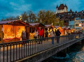 Thun Center Apartment Close to Lake and Shops，位于图恩的酒店