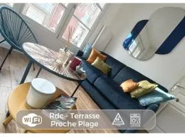 04- La Potinière- Proche Plage - RDC avec Terrasse- Parking gratuit