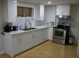 Perfect location brand new basement 3 and half appartment