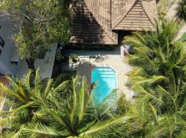 Pontal dos Sonhos- Chal&eacute;s Praia do Farol，位于科鲁里皮的木屋