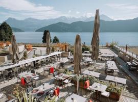 Alpenblick Weggis - Panorama & Alpen Chic Hotel，位于韦吉斯的酒店