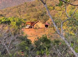 Chal&eacute; Beira Serra - minicasa ecol&oacute;gica na Canastra，位于圣罗克迪米纳斯的小屋