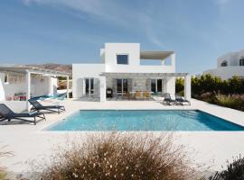 Villa Aura - Beachfront Villa with private pool，位于纳克索斯岛卡斯特拉基的酒店
