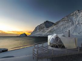 Quinzee Nupen - Pure & Private Retreat，位于Utstrand的豪华帐篷营地